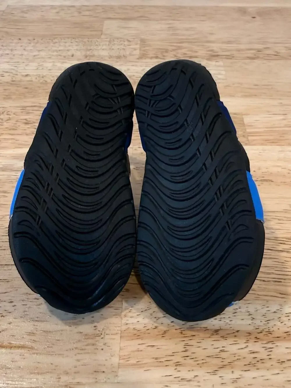 Nike Sunray Protect 2 Kids' Sandals, Signal Blue/Blue Void/Black/White